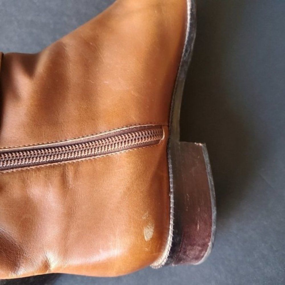 Talbots Tan Leather Booties - Picture 8 of 9